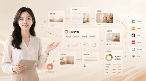 企业内容 AI 营销中台与运营服务封面图
